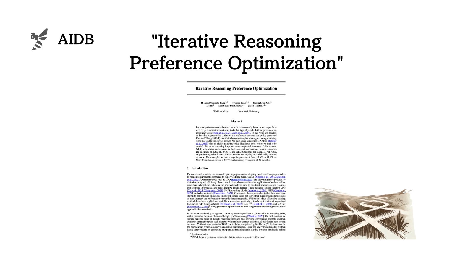反復学習でCoTによる推論性能を向上させる手法 Metaと